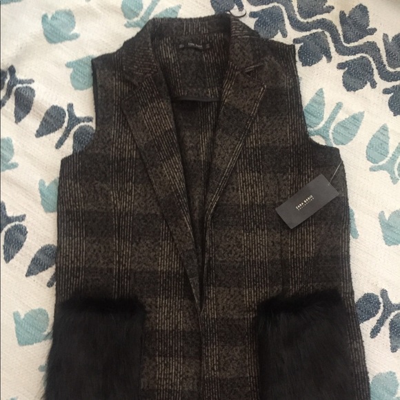 zara vest with pockets